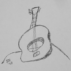 Gathering Guitars, Original Sketch